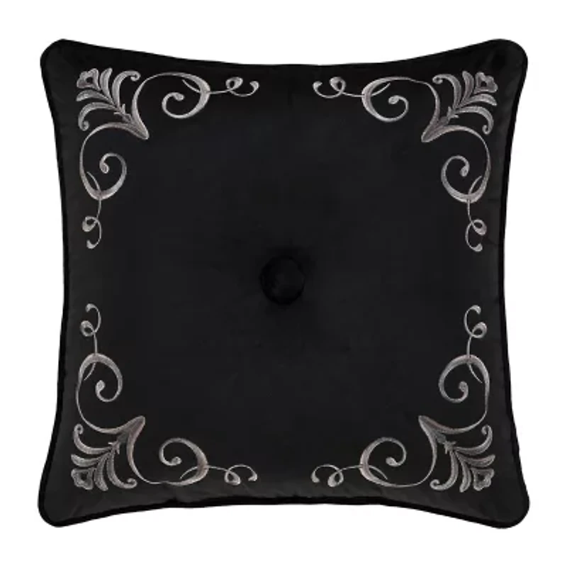 Five Queens Court Dalton Square Throw Pillow