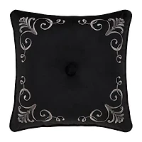 Five Queens Court Dalton Square Throw Pillow