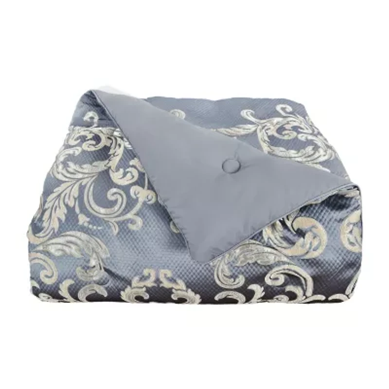 Queen Street Del Toro 4-pc. Damask + Scroll Midweight Comforter Set