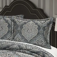 Queen Street Ashley 4-pc. Damask + Scroll Midweight Comforter Set