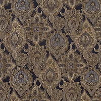 Queen Street Amber 4-pc. Damask + Scroll Midweight Comforter Set