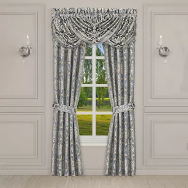 Queen Street Sondra Rod Pocket Waterfall Valance