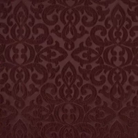 Queen Street Le Grande Maroon Rod Pocket Ascot Valance