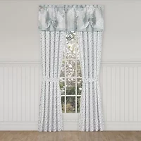 Queen Street Bungalow Spa Rod Pocket Energy Saving Light-Filtering Set of 2 Curtain Panel