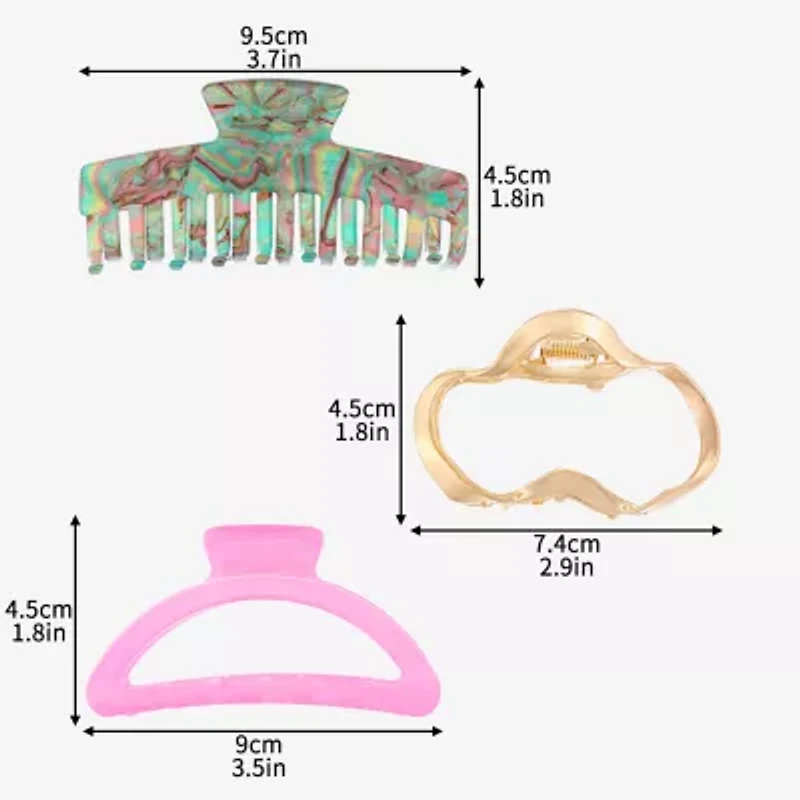 Bijoux Bar 3-pc. Hair Clip