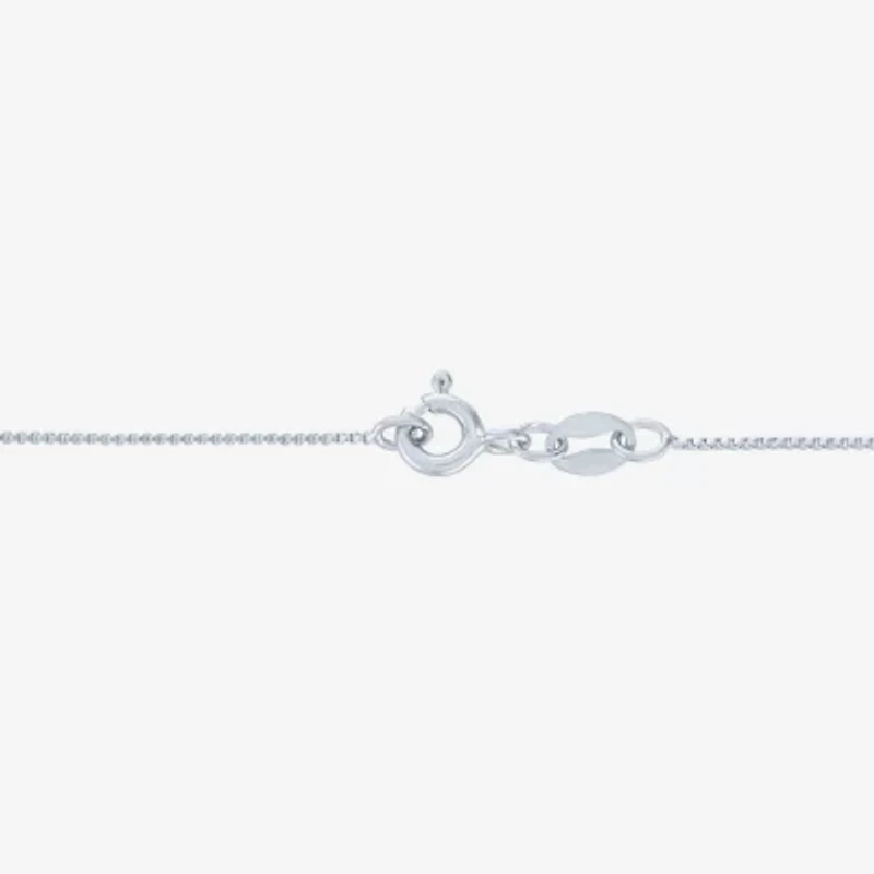 Womens Cultured Freshwater Pearl Sterling Silver Round 18 Inch Pendant Necklace