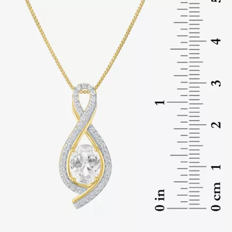 Gemstone 14K Gold Over Silver Sterling Oval Jewelry Set