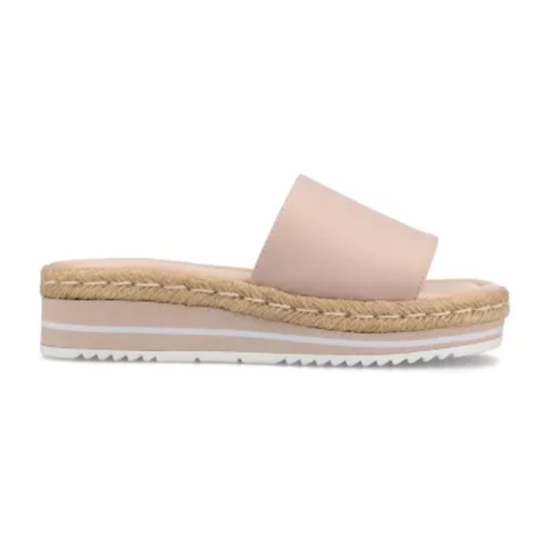 Journee Collection Womens Rosey Wedge Sandals
