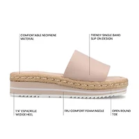 Journee Collection Womens Rosey Wedge Sandals