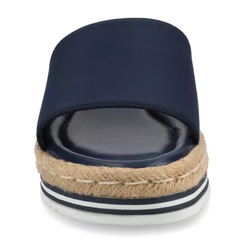 Journee Collection Womens Rosey Wedge Sandals