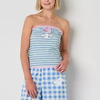 Cinnamaroll Lace Trimmed Womens Juniors Hello Kitty Tube Top