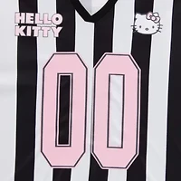 Soccer Jersey Womens V Neck Short Sleeve Hello Kitty Juniors Jersey
