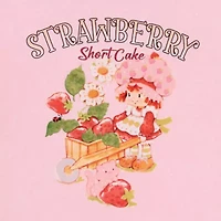 Strawberry Shortcake Farm Boyfriend Tee Womens Crew Neck Short Sleeve Regular Fit Juniors Graphic T-Shirt