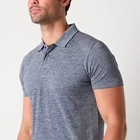 Xersion Seamless Mens Regular Fit Short Sleeve Polo Shirt