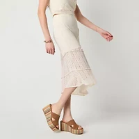 Arizona Womens Asymmetrical Skirt Juniors