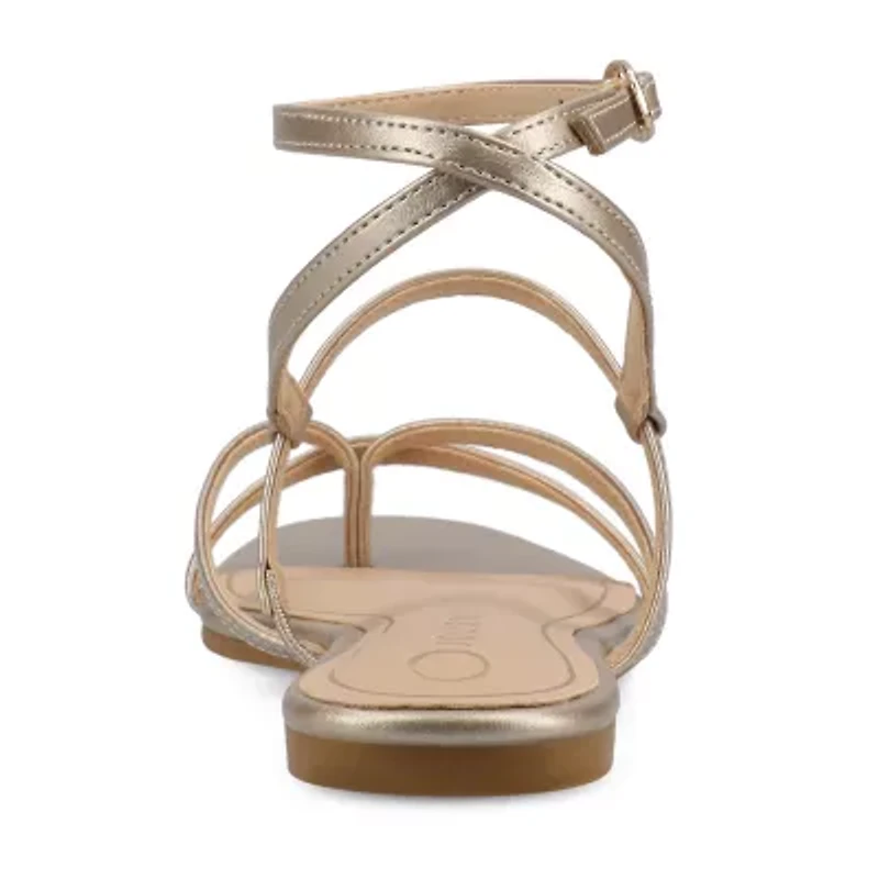 Journee Collection Womens Serissa Flat Sandals