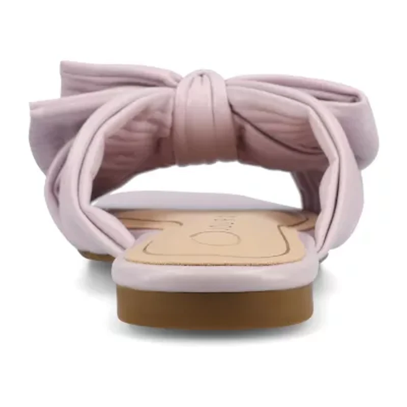 Journee Collection Womens Serlina Flat Sandals