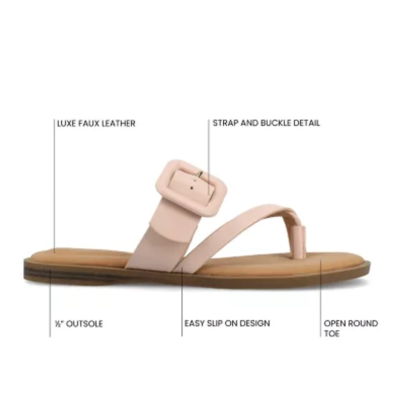 Journee Collection Womens Layra Slide Sandals
