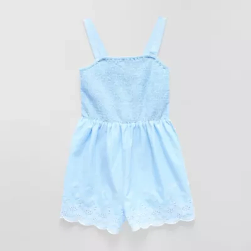 Thereabouts Little & Big Kid Girls Sleeveless Romper