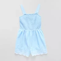 Thereabouts Little & Big Kid Girls Sleeveless Romper
