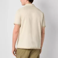 Frye and Co. Mens Short Sleeve Regular Fit Button-Down Shirt