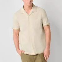 Frye and Co. Mens Short Sleeve Regular Fit Button-Down Shirt