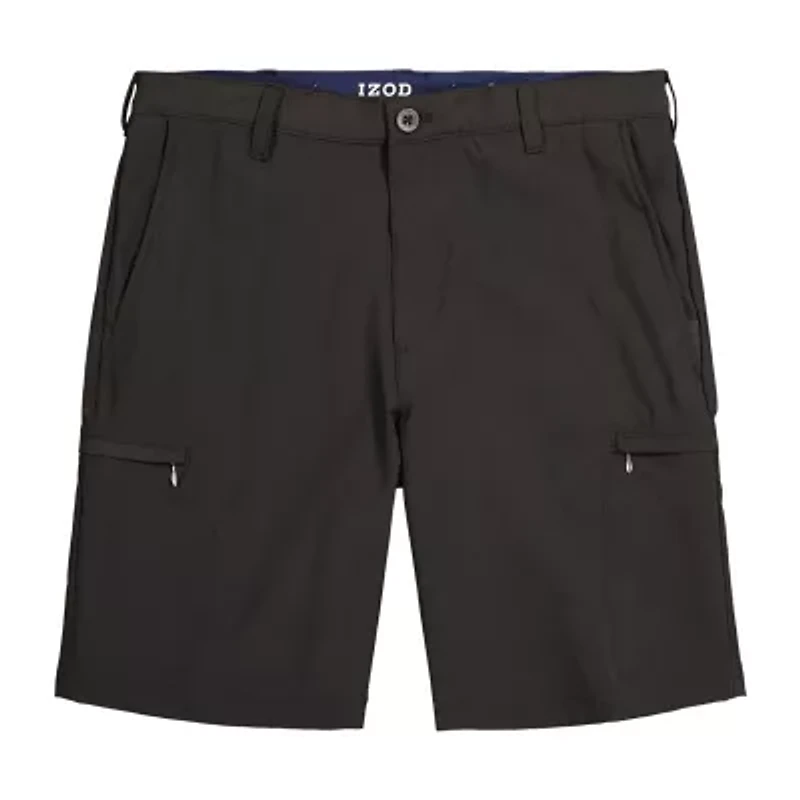 IZOD Swingflex Mens 9 1/2" Stretch Fabric Quick Dry Cargo Short