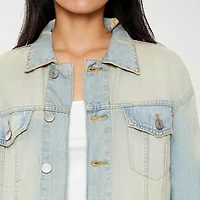 Forever 21 Womens Denim Lightweight Juniors Trucker Jacket