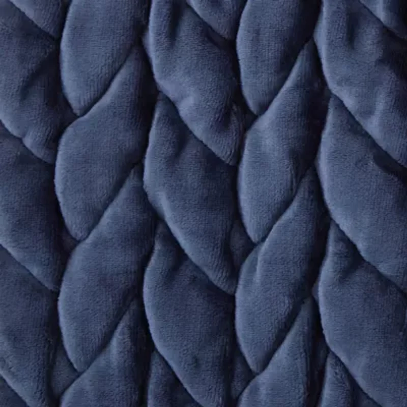 Liz Claiborne Chunky Chevron Throw