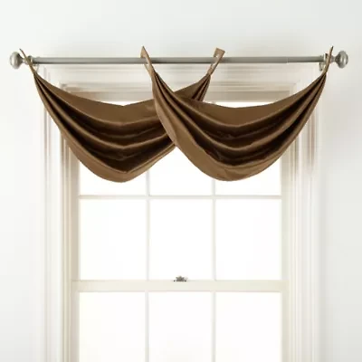 Broadhaven Geneva Waterfall Grommet Top Valance