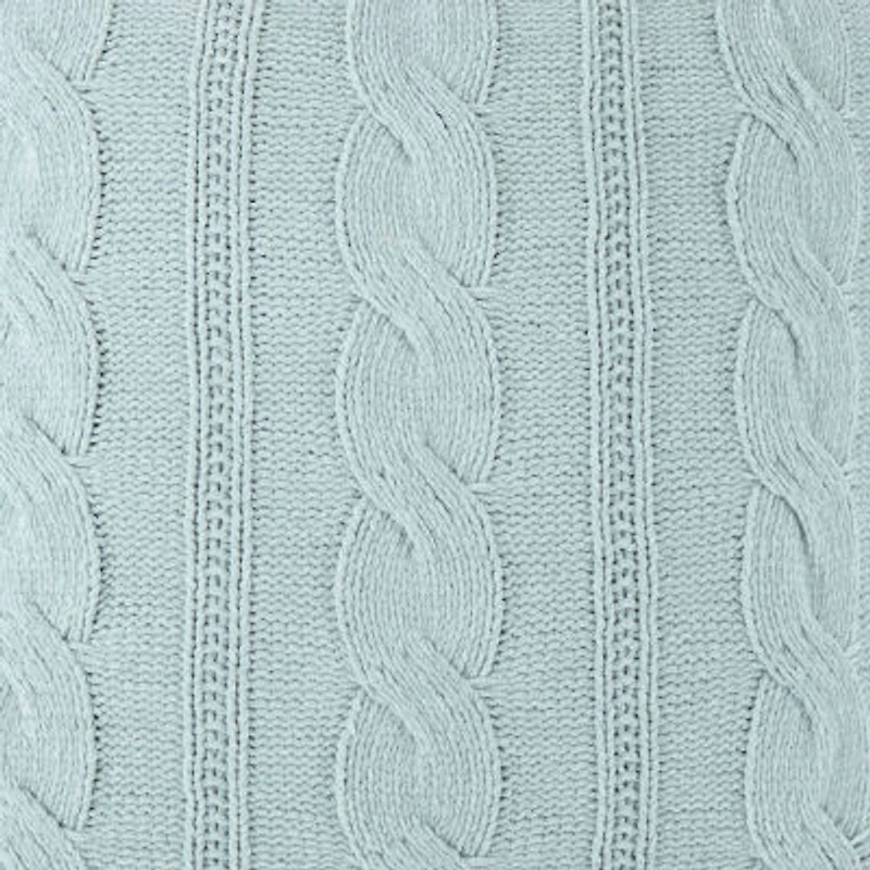 Linden Street Cable Knit Chenille Square Pillow