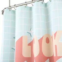 Home Expressions Look Good Feel Good Shower Curtain