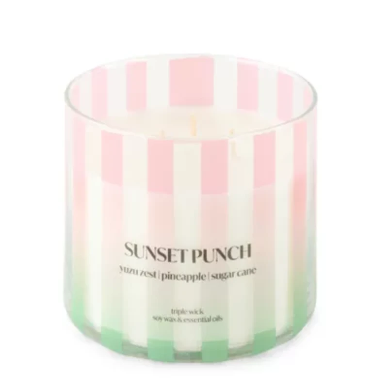 Distant Lands 14oz Sunset Punch 3-Wick Scented Jar Candle