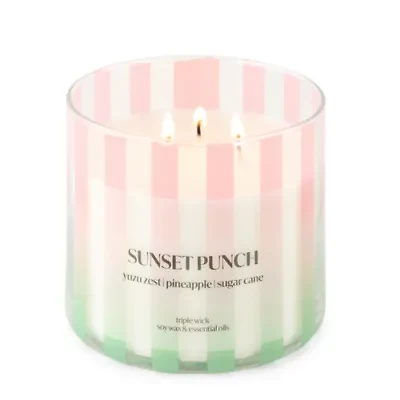 Distant Lands 14oz Sunset Punch 3-Wick Scented Jar Candle
