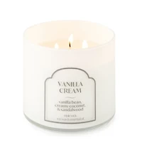 Distant Lands 14oz Vanilla Cream 3-Wick Scented Jar Candle