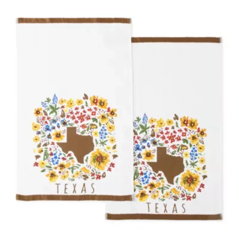 Homewear Texas Floral 2-pc. Kitchen Towel Set