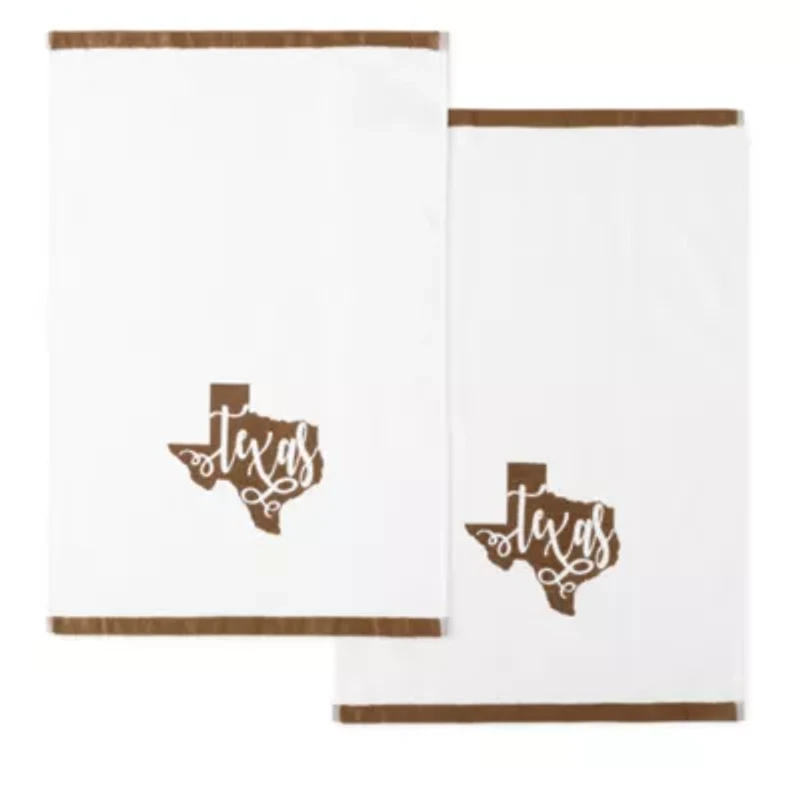 Homewear Texas State Love 2-pc. Kitchen Towel Set
