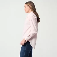 Gloria Vanderbilt Amanda Womens Long Sleeve Dress Shirt