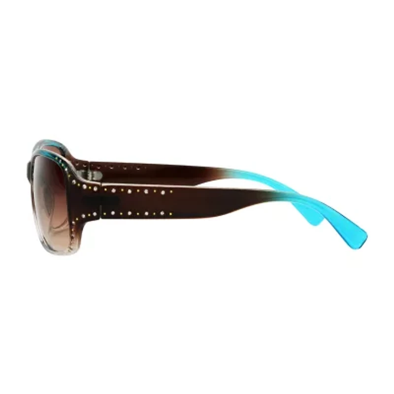 Mixit Womens UV Protection Rectangular Sunglasses
