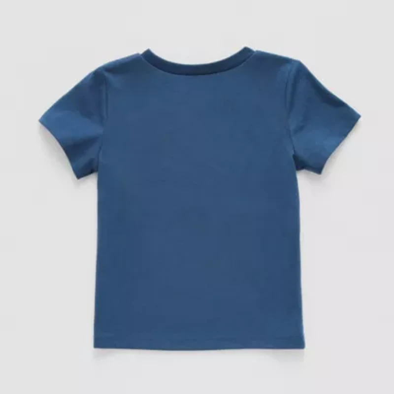Okie Dokie Toddler & Little Girls Round Neck Short Sleeve Graphic T-Shirt