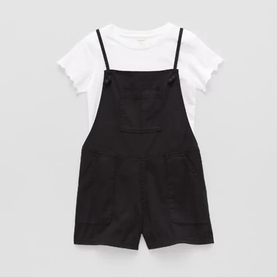 Thereabouts Little & Big Kid Girls 2-pc. Shortall Set