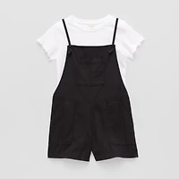 Thereabouts Little & Big Kid Girls 2-pc. Shortall Set