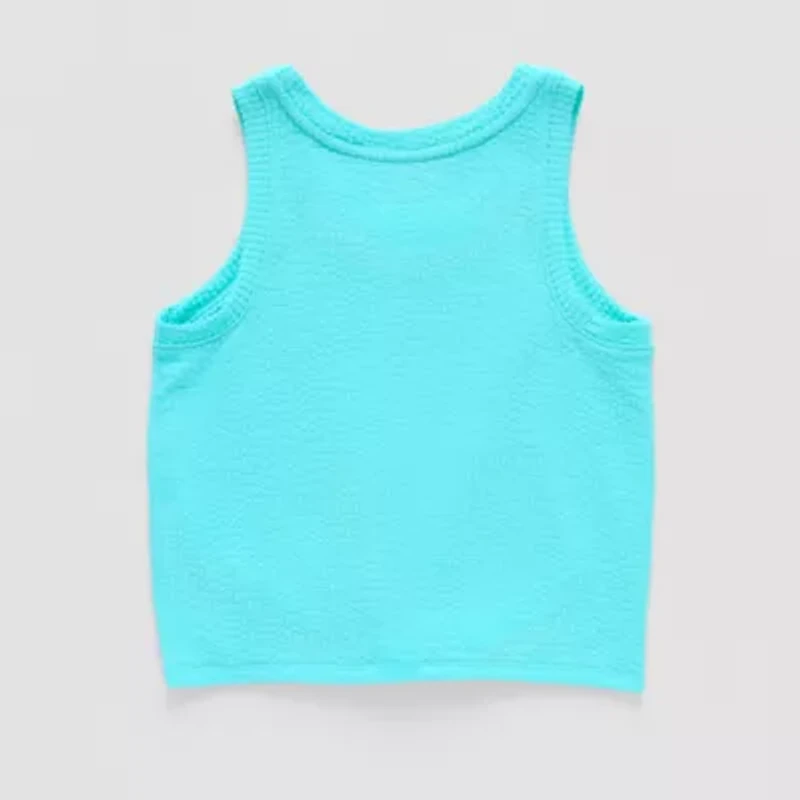 Xersion Little & Big Kid Girls Round Neck Sleeveless Active Tank Top