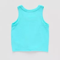 Xersion Little & Big Kid Girls Round Neck Sleeveless Active Tank Top
