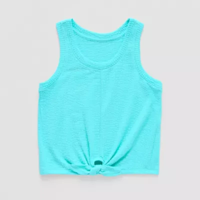 Xersion Little & Big Kid Girls Round Neck Sleeveless Active Tank Top