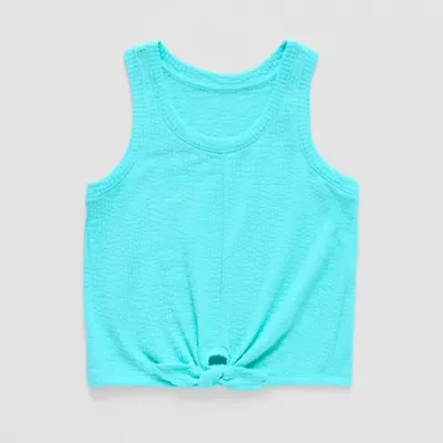 Xersion Little & Big Kid Girls Round Neck Sleeveless Active Tank Top