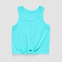 Xersion Little & Big Kid Girls Round Neck Sleeveless Active Tank Top