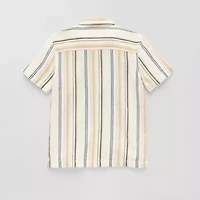 Thereabouts Little & Big Kid Boys Short Sleeve Regular Fit Button-Down Shirt