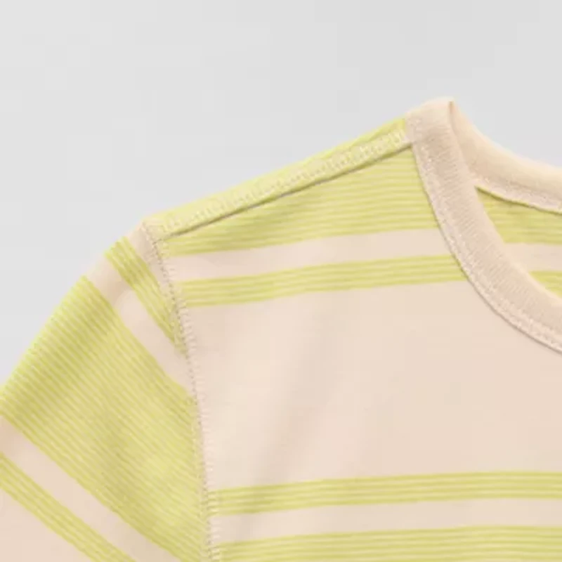 Thereabouts Little & Big Kid Boys Bodysuit Closure Easy-on + Easy-off Adaptive Crew Neck Short Sleeve