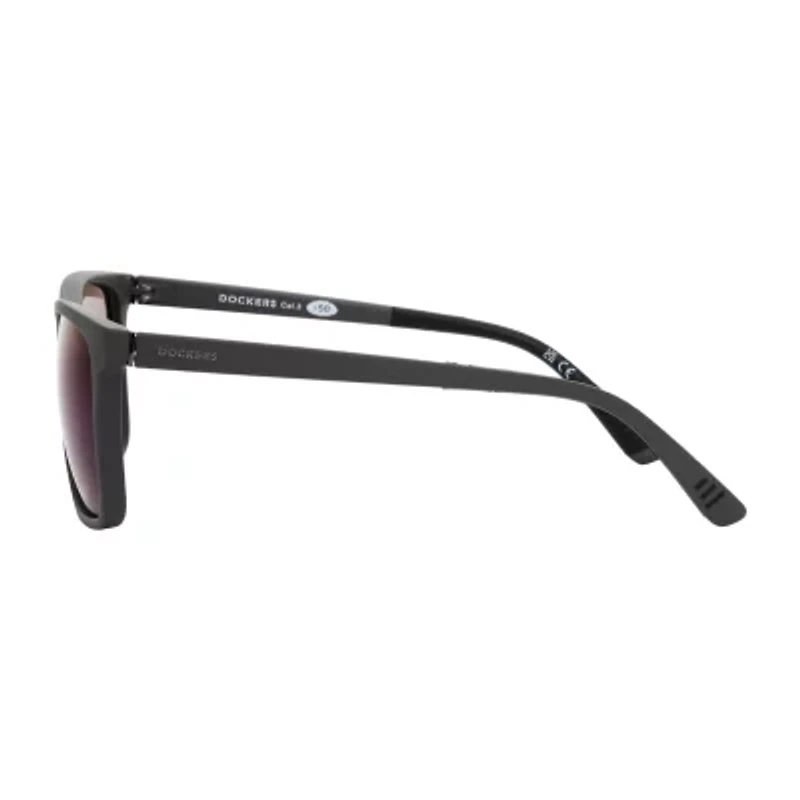 Dockers Mens UV Protection Square Sunglasses